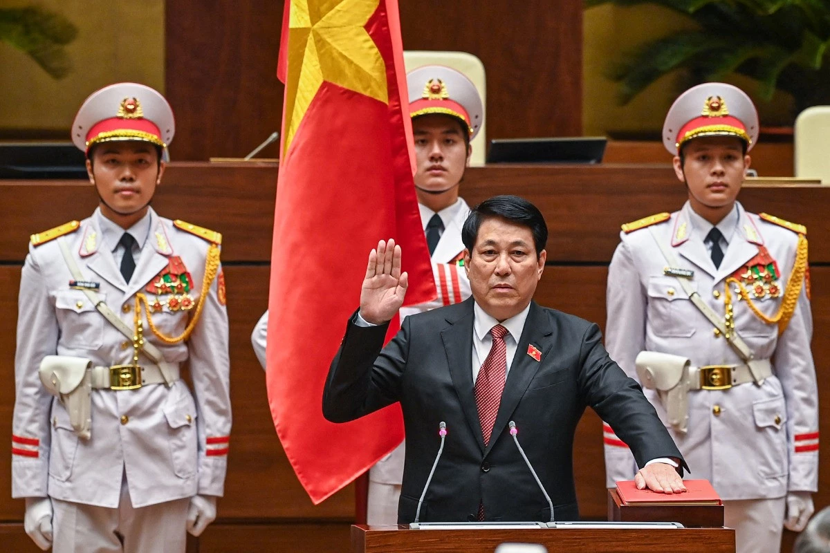 A general elected as the new president of Vietnam