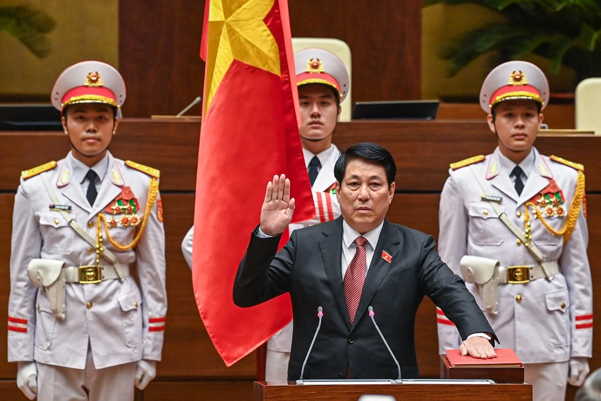 A general elected as the new president of Vietnam<br>