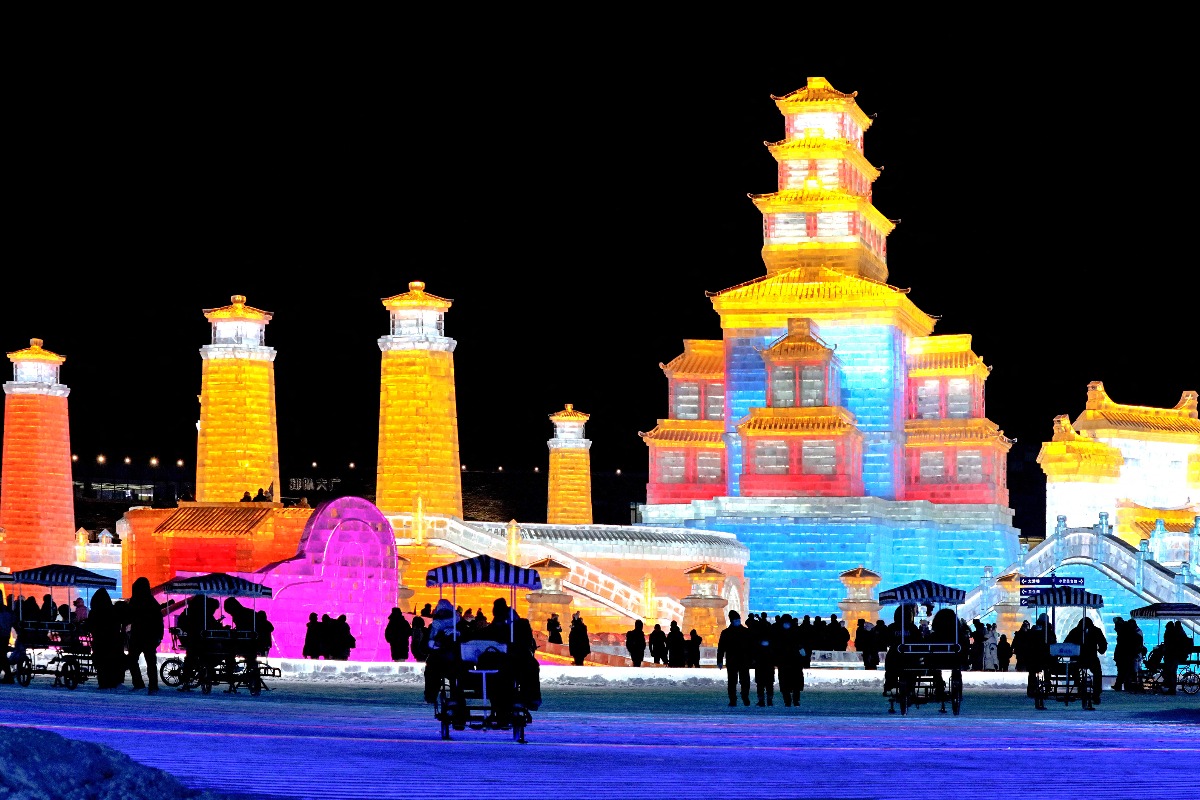 Spectacular Ice and Snow Festival in Harbin