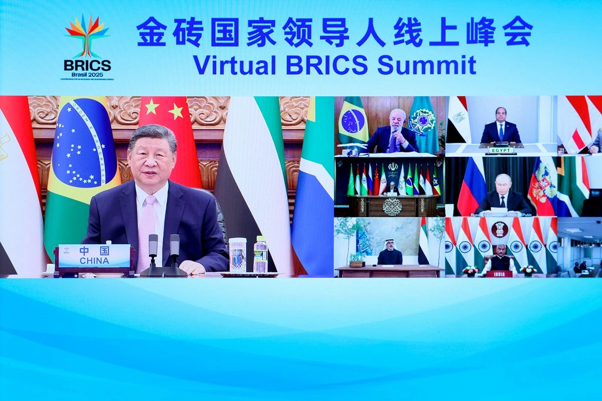 Xi calls on BRICS countries to jointly defend multilateralism