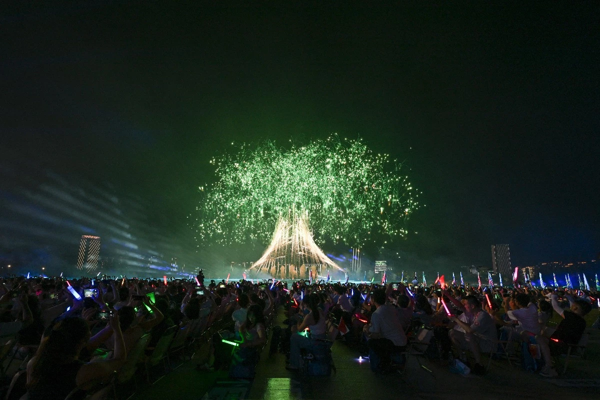 The World Games kicked off with a spectacular and unusual opening ceremony in Chengdu