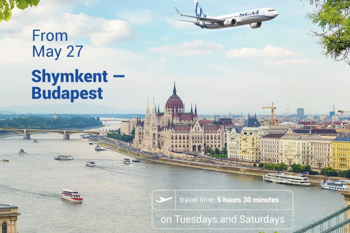 New direct flight between Kazakhstan and Hungary