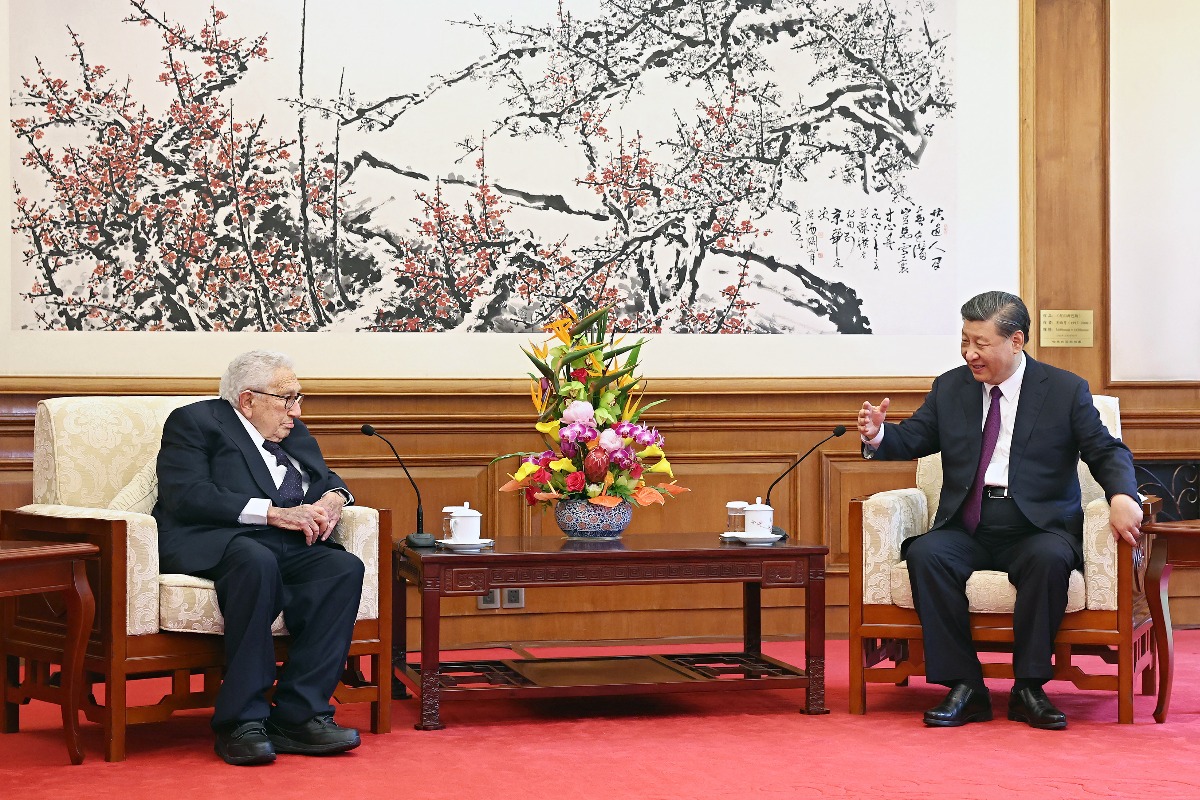 Hundred-year-old Kissinger met Xi Jinping on China trip 