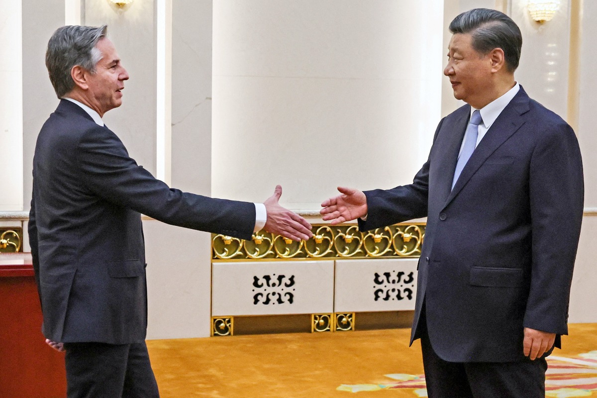 US Secretary of State Antony Blinken in Beijing