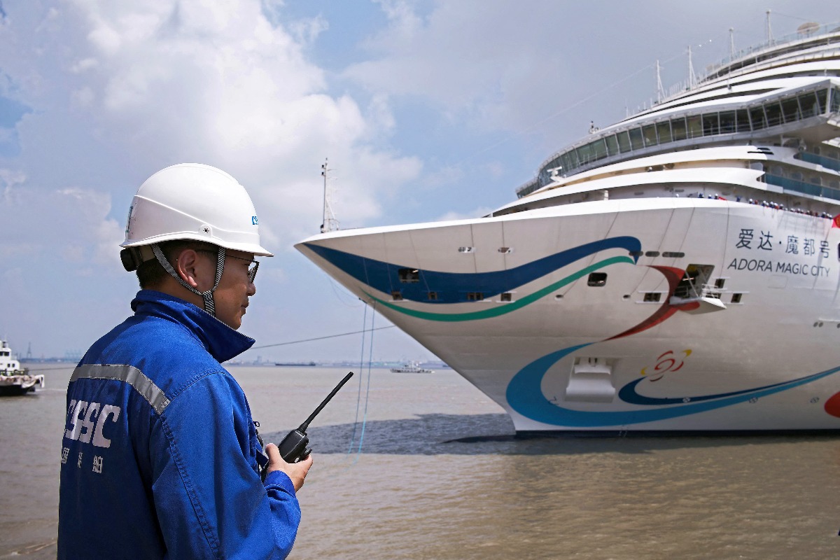 First 5G-wired ocean liner's second sea trail is completed in Shanghai