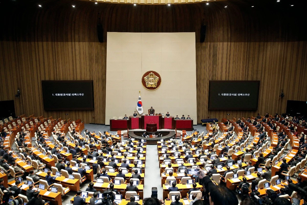 South Korea's parliament votes to impeach president