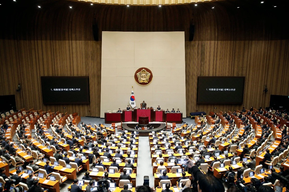 South Korea's parliament votes to impeach president