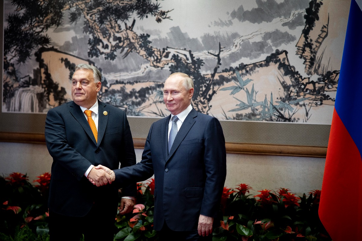 Viktor Orbán meets Vladimir Putin in Beijing