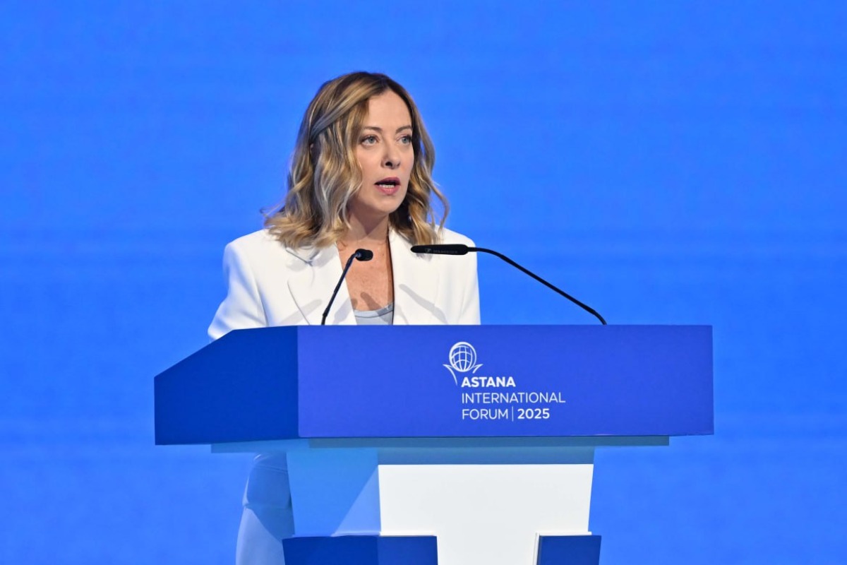 Meloni hails EU-Central Asia cooperation at Astana International Forum