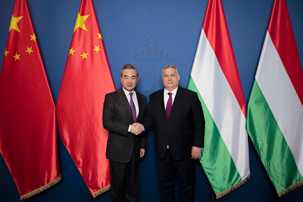 Chinese top diplomat Wang Yi meets Hungarian leaders