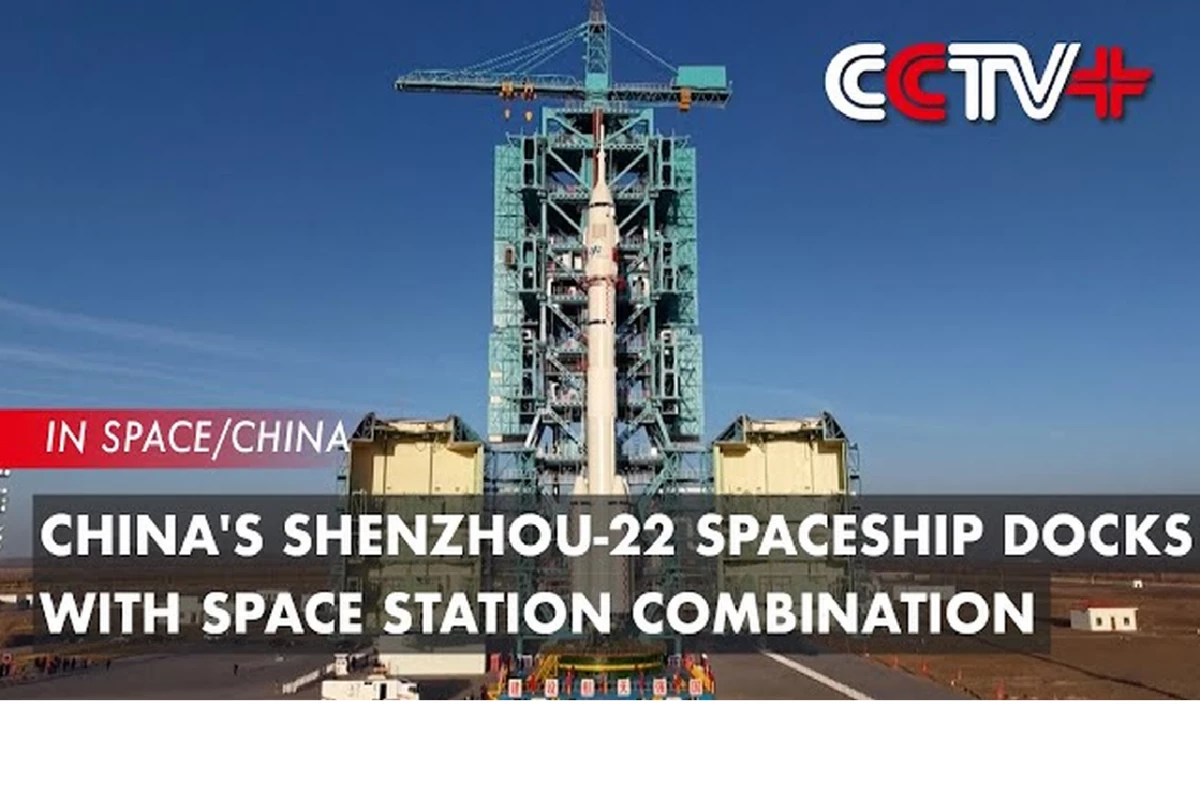 China's Shenzhou-22 Spaceship Docks with Space Station Combination